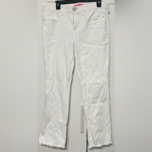 Lilly Pulitzer White Straight Leg Jeans